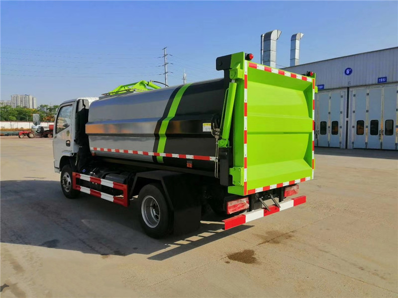 掛桶式6方污泥清運(yùn)車