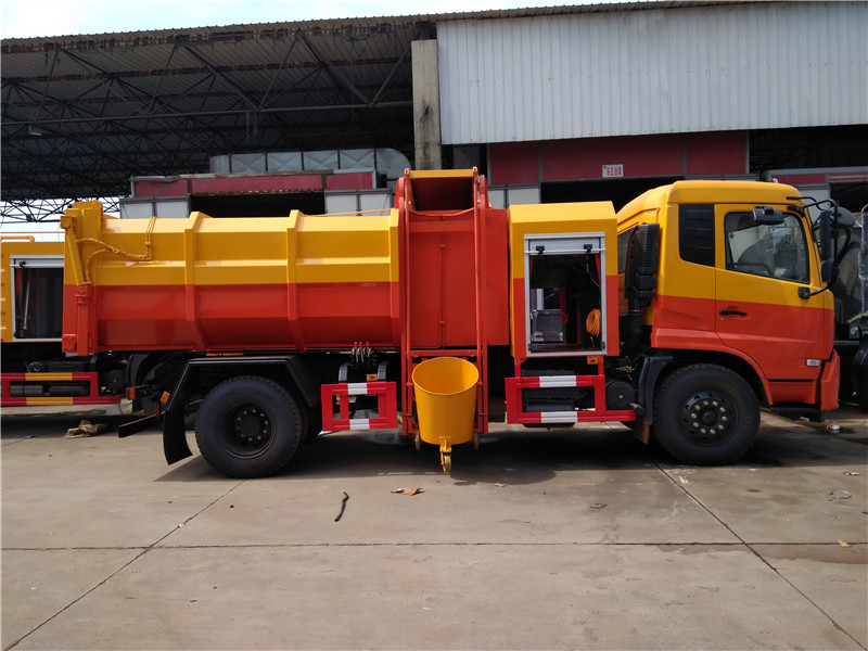 掛桶式10方污泥清運車
