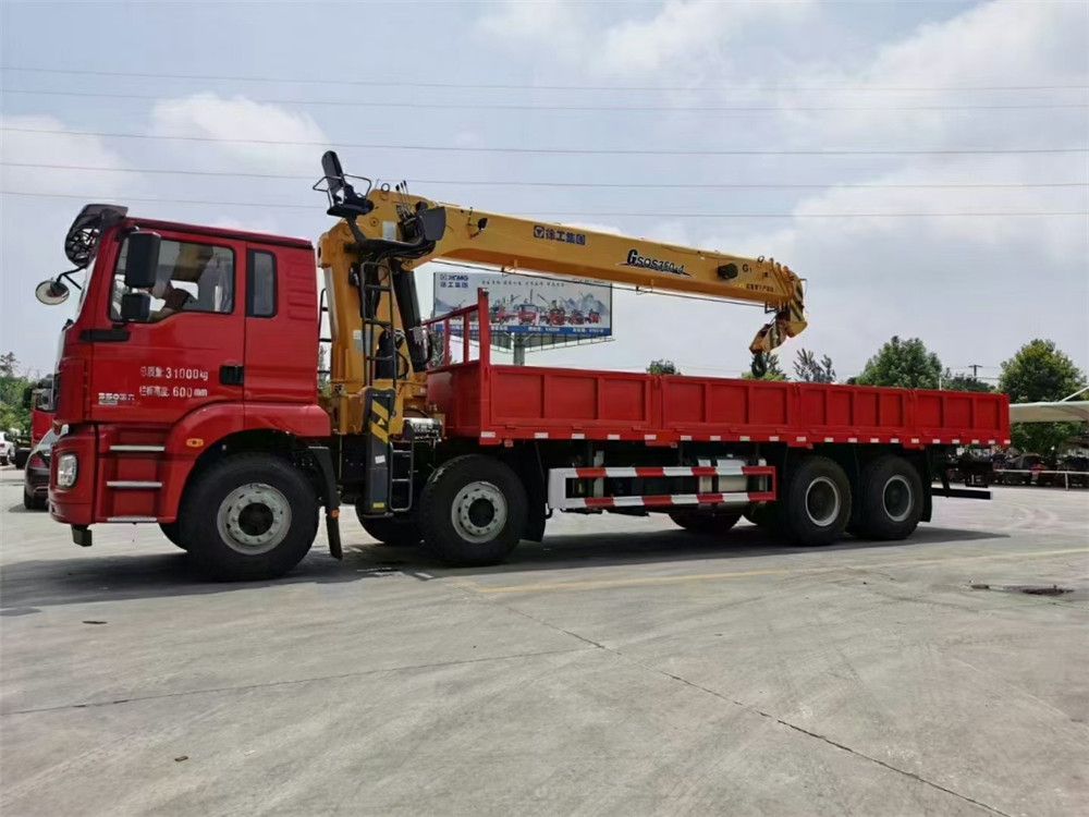 陜汽德龍前四后八上裝徐工14噸隨車(chē)吊